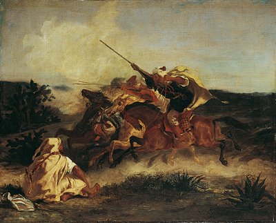 Fantasia Arabe by Ferdinand Victor Eugene Delacroix
